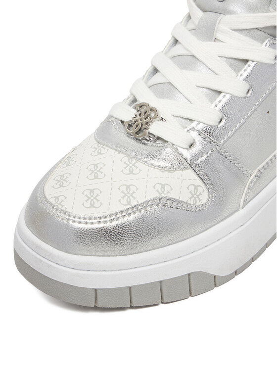 Guess Guess Sneakersy CEO-BIC29272JJKF3GG01 Srebrny