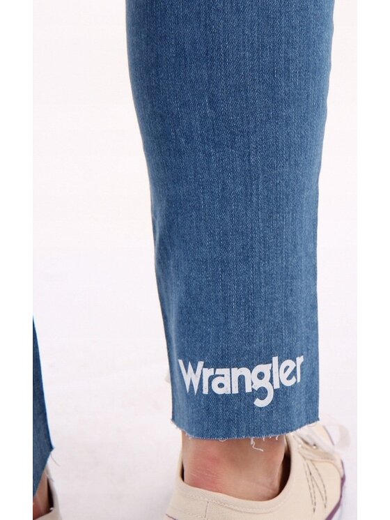 Wrangler Wrangler Jeans SLIM CROP Blu Skinny Fit