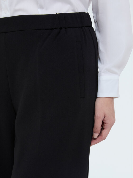 Fiorella Rubino Fiorella Rubino Spodnie materiałowe P011L002301N033 Czarny Over Fit
