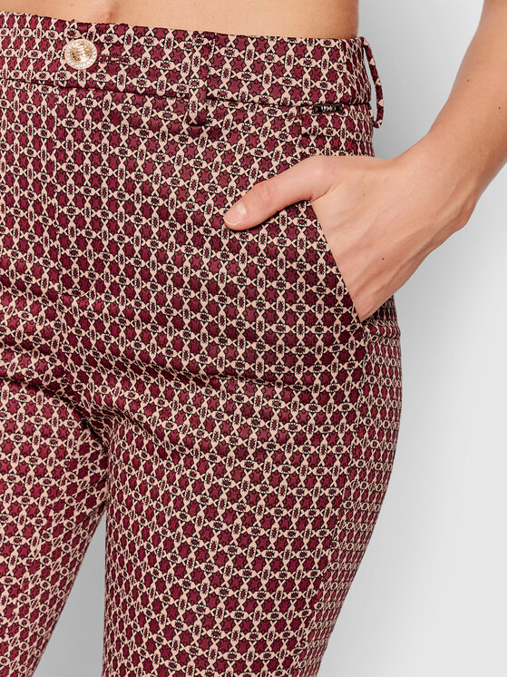 Pantaloni chino WF1184 J1657 Viola Slim Fit