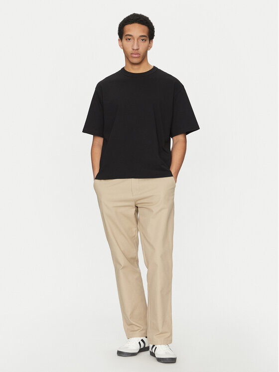 Jack & Jones Jack & Jones T-Shirt Manchester 12275656 Černá Cropped Fit