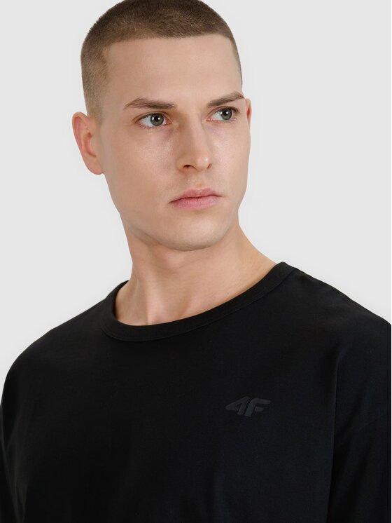 4F 4F T-shirt 4FRSS25TTSHM2686-20S Nero Oversize
