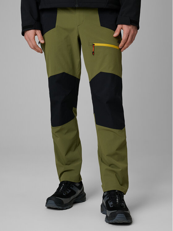 4F 4F Spodnie outdoor TREKKING Khaki Regular Fit