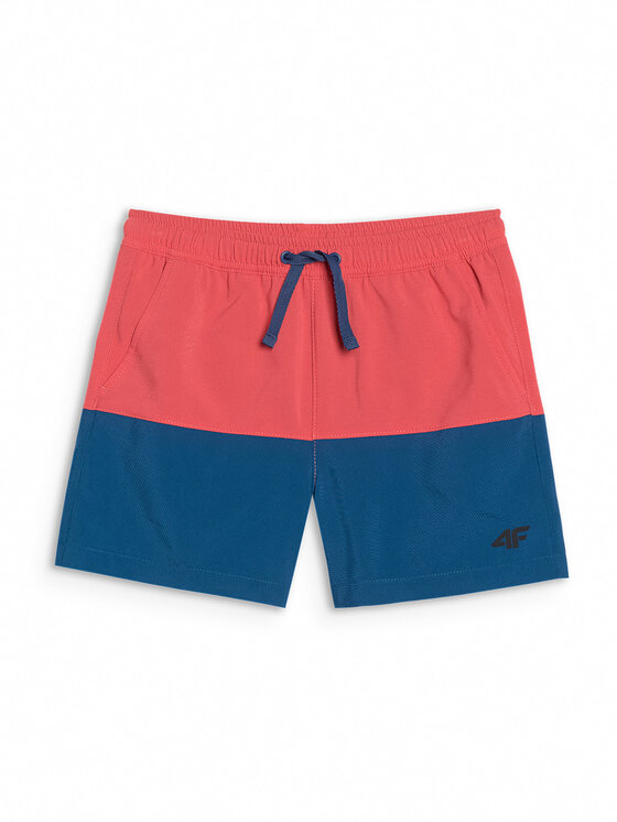 4F 4F Sportovní kraťasy VIBRANT WARMTH Korálová Regular Fit