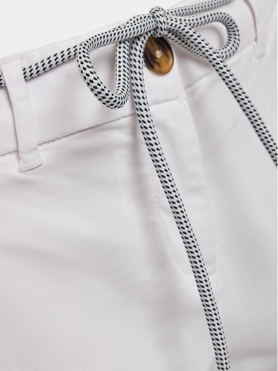 Pantaloni di tessuto Hino 1 T2307.140 Bianco Slim