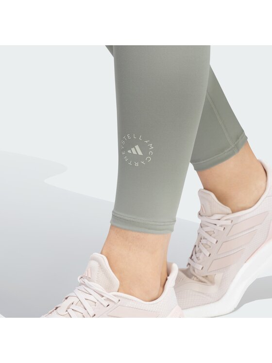 adidas by Stella McCartney adidas by Stella McCartney Legginsy By Stella McCartney Training 7/8 Leggings Zielony Fitted Fit