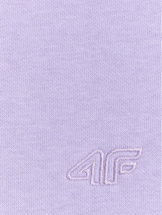 4F 4F Bluza BASIC+ Fioletowy Regular Fit