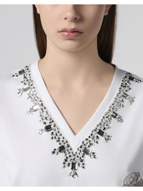 PHILIPP PLEIN PHILIPP PLEIN T-Shirt 29018 Bílá