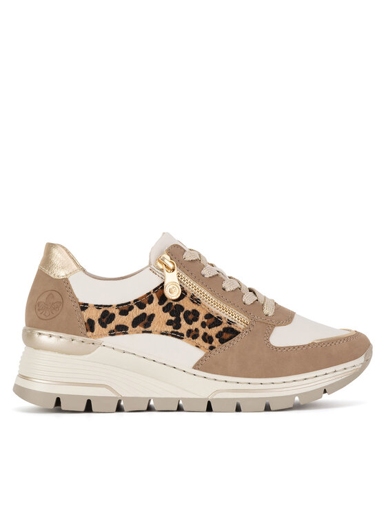 Rieker Rieker Sneakersy N8308-64 Beżowy