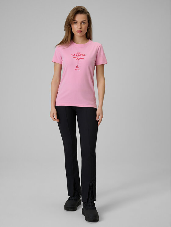 4F 4F T-Shirt WINTER CLUB Różowy jasny Regular Fit