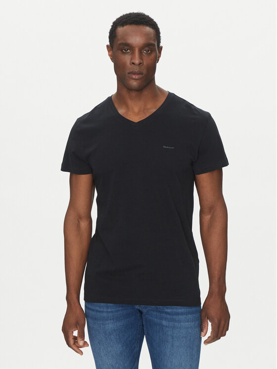Gant Gant Komplet 2 t-shirtów 900012018 Czarny Regular Fit