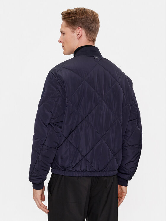 Calvin Klein Calvin Klein Яке бомбър Signature K10K111880 Тъмносин Regular Fit