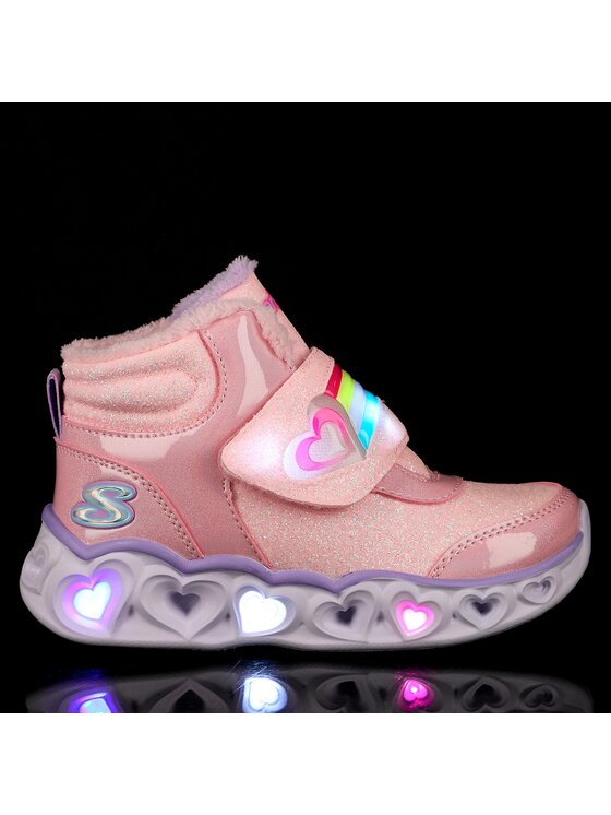 Skechers Skechers Superge Heart Lights Brilliant Rainbow 302669L/PKLV Roza