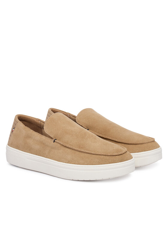 Tommy Hilfiger Tommy Hilfiger Loaferke Modern Light Suede Loafer FM0FM05924 Svetlo rjava