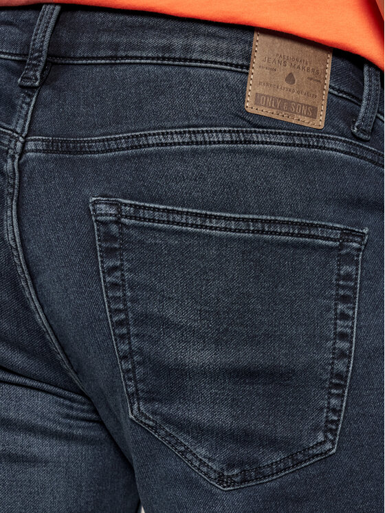 Only & Sons Only & Sons Jeansy Loom 22013631 Tmavomodrá Slim Fit
