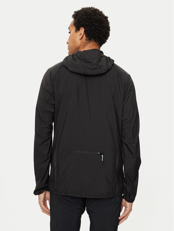 4F 4F Μπουφάν για τρέξιμο 4FWAW24TTJAM553 Γκρι Regular Fit