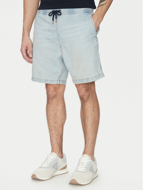 Guess Jeans Guess Jeans Pantaloni scurți de blugi M5GD35 D5M51 Albastru celest Regular Fit