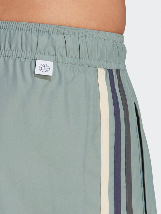 adidas adidas Plavecké šortky Very Short Length Retro Split Swim Shorts HT4349 Zelená Regular Fit