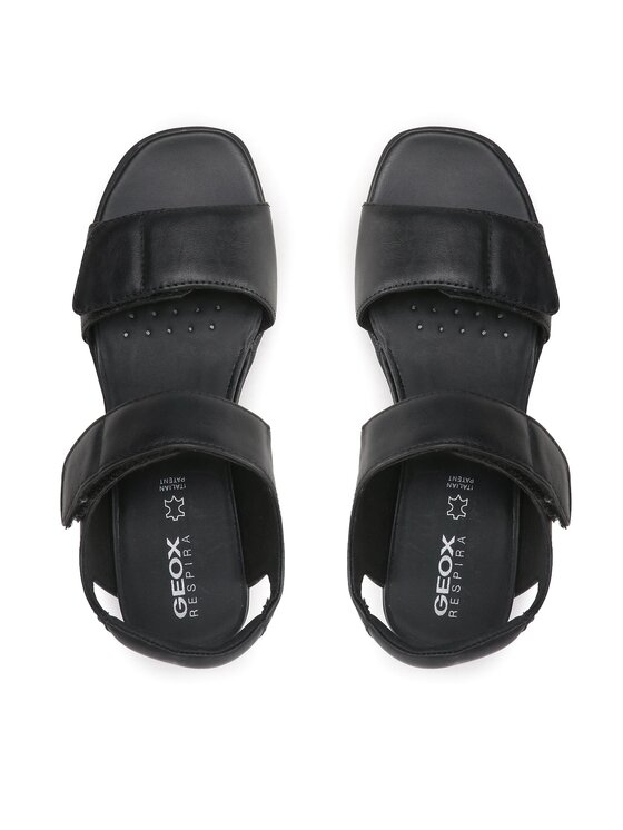 Geox Heren U SPHERICA EC6 D Slide Sandaal, zwart, 46 EU, zwart, 46 EU