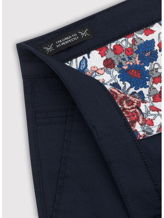 Pako Lorente Pako Lorente Spodnie materiałowe P23SB-WX-005 Granatowy Classic Fit