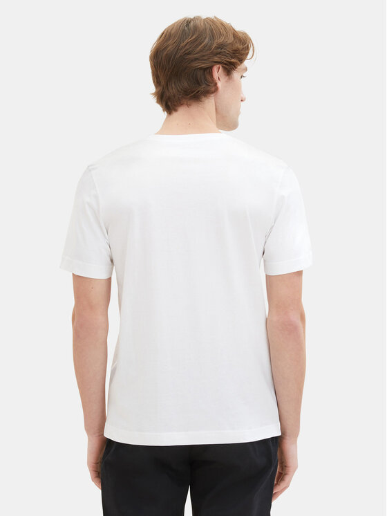 Tom Tailor Tom Tailor Set di 2 T-shirt 1037738 Bianco Regular Fit