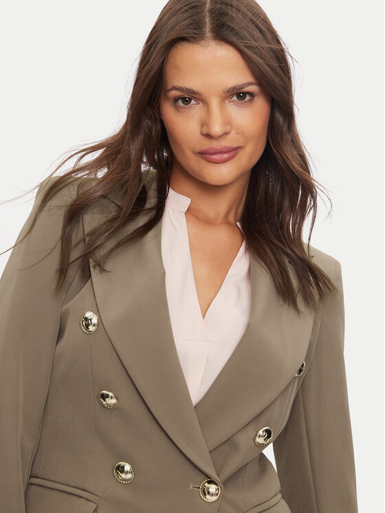 Maryley Maryley Suknjič 24IB139/43WO Rjava Regular Fit
