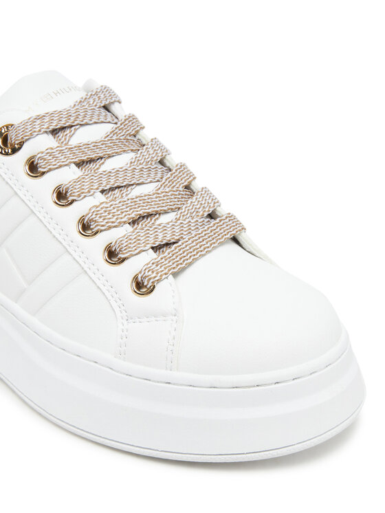 Tommy Hilfiger Tommy Hilfiger Снікерcи Low Cut Lace-Up Sneaker T3A9-33751-1355 M Білий