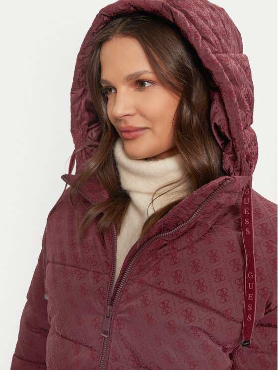Guess Guess Prijelazna jakna Daisy W4BL36 WGJZ0 Tamnocrvena Regular Fit