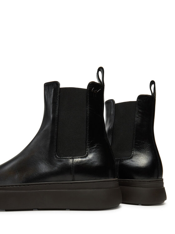 GIUSEPPE ZANOTTI GIUSEPPE ZANOTTI Kotníková obuv s elastickým prvkem IU40024 Černá