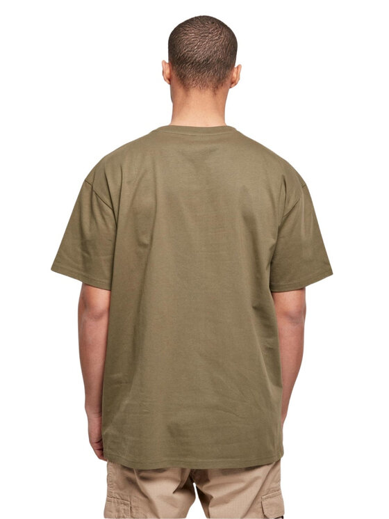TeeShoppen TeeShoppen T-Shirt 'Oversized Collection' Zielony Oversize