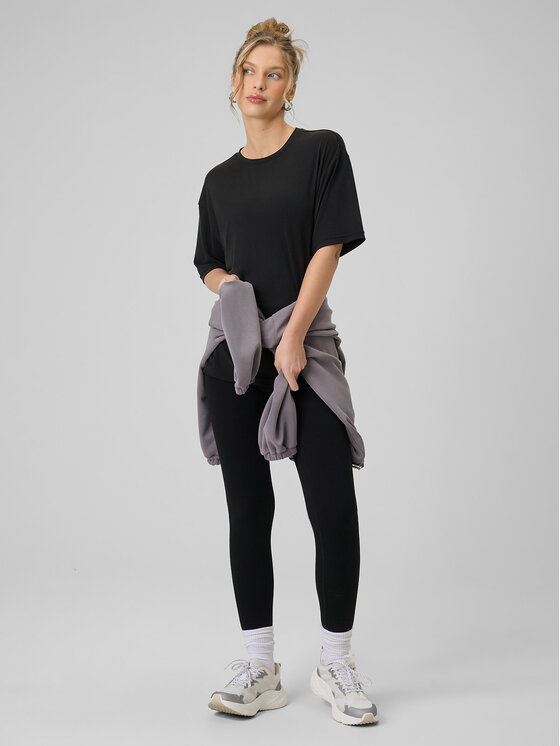 4F 4F Legginsy EVERYWEAR Czarny Slim Fit
