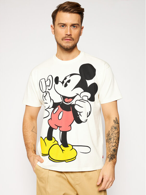 Levi's® Levi's® Tričko DISNEY Mickey & Friends A0612-0001 Biela Regular Fit