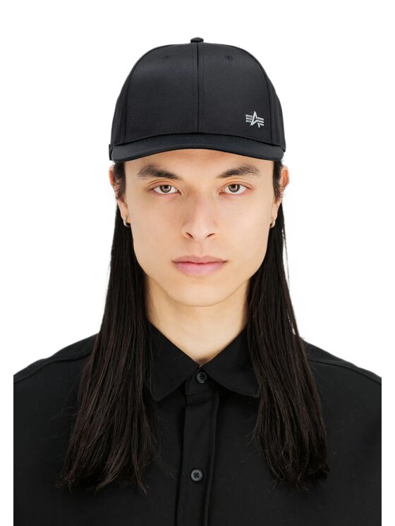 Alpha Industries Alpha Industries Шапка с козирка Metal Label 156905 Черен