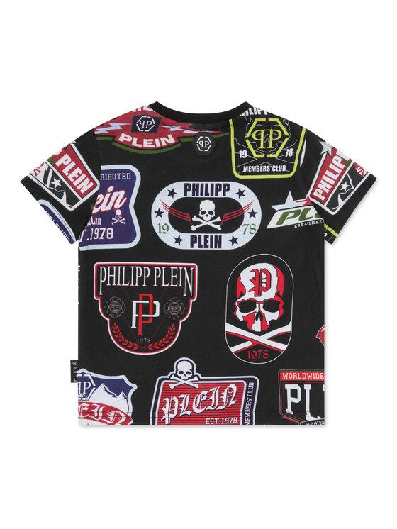 PHILIPP PLEIN PHILIPP PLEIN T-Shirt 19741 Czarny Regular Fit