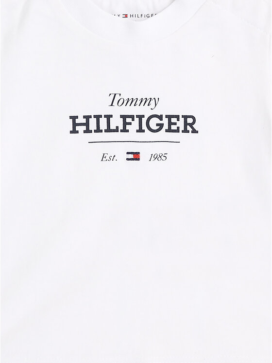 Tommy Hilfiger Tommy Hilfiger Футболка Monotype 1985 KN0KN02033 Білий Regular Fit