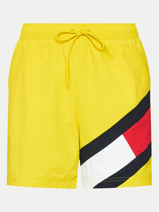 Tommy Hilfiger Tommy Hilfiger Úszónadrág UM0UM02048 Sárga Slim Fit