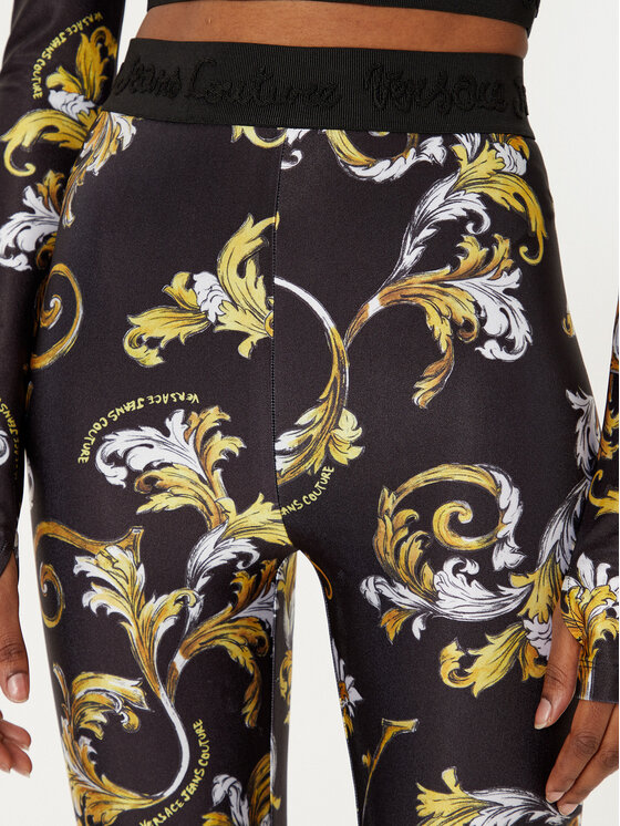 Versace Jeans Couture Versace Jeans Couture Colanți 78HAC101 Negru Slim Fit