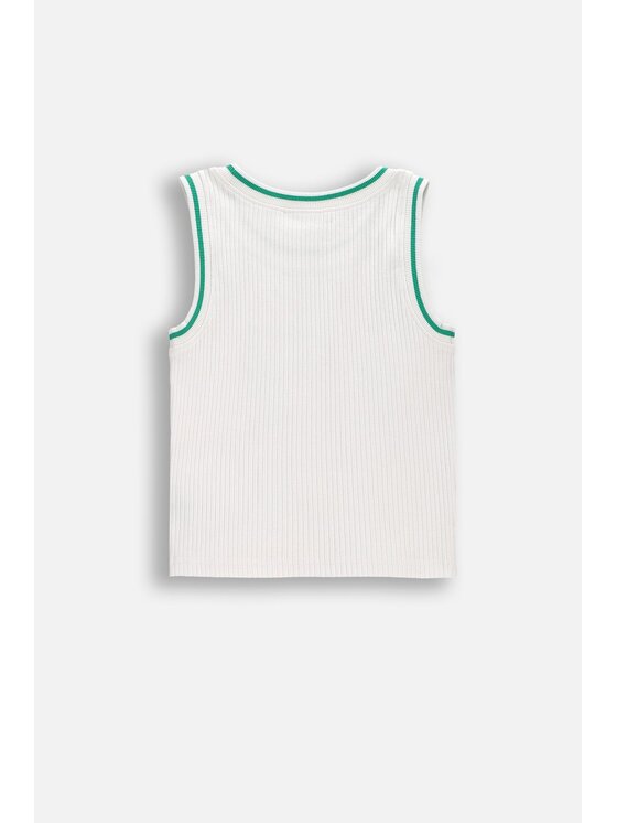 Coccodrillo Coccodrillo Tank top WC6143301JGJ-001 Bílá Regular Fit