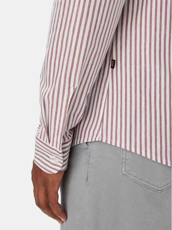 BOSS BOSS Сорочка Mysoft 50519748 Світло-червоний Slim Fit