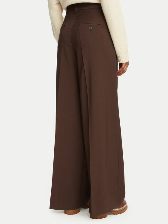 Weekend Max Mara Weekend Max Mara Παντελόνι υφασμάτινο Adelfi 2625136032 Καφέ Regular Fit