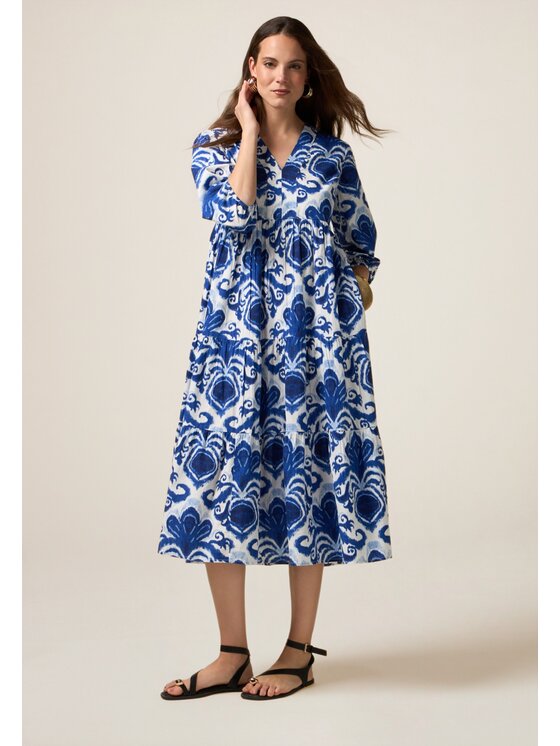 Oltre Oltre Vestito da giorno 7358R004881N0Z4 Blu A-Line Fit