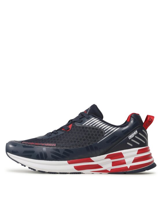 EA7 Emporio Armani EA7 Emporio Armani Sneakersy X8X093 XK238 S329 Granatowy