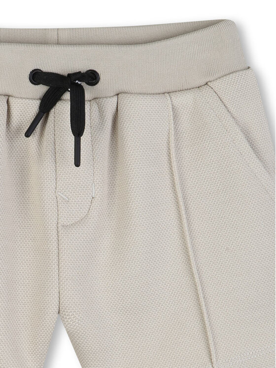 Karl Lagerfeld Kids Karl Lagerfeld Kids Komplekti kuuluvad polo särk ja šortsid Z31068 S Beež Regular Fit