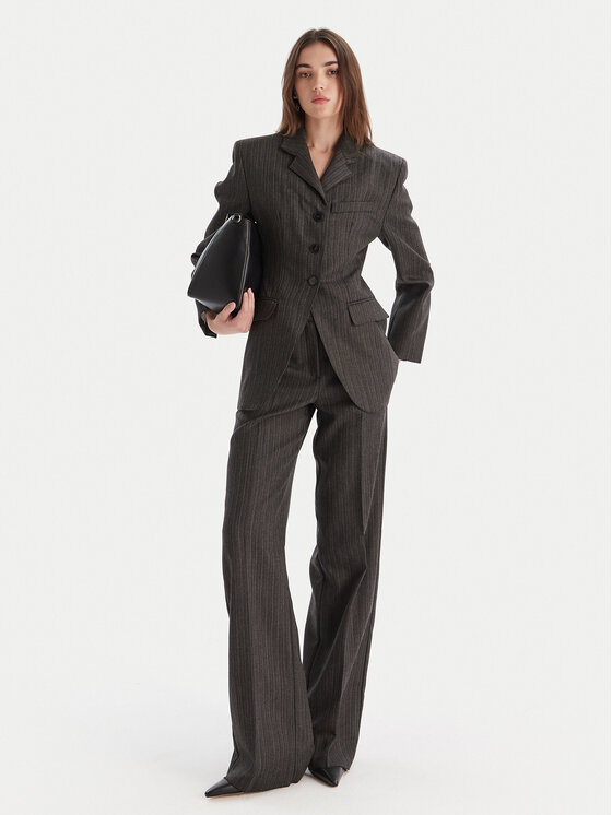Marella Marella Palazzo hlače Renoir 2523136082 Siva Wide Leg