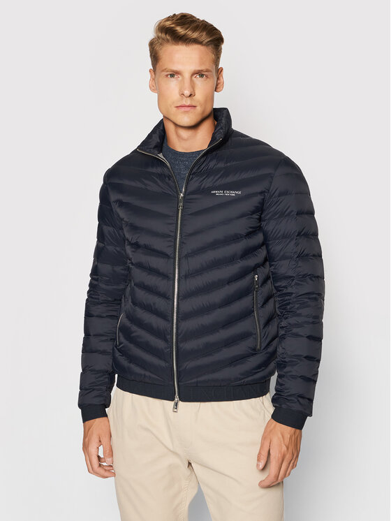 Armani Exchange Armani Exchange Pūkinė striukė 8NZB52 ZNW3Z 5578 Tamsiai mėlyna Regular Fit