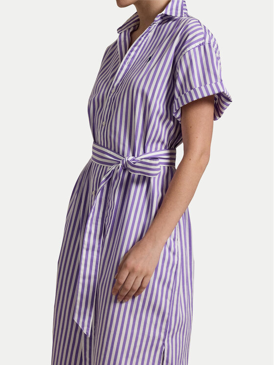 Polo Ralph Lauren Polo Ralph Lauren Srajčna obleka 211959911002 Vijolična Regular Fit