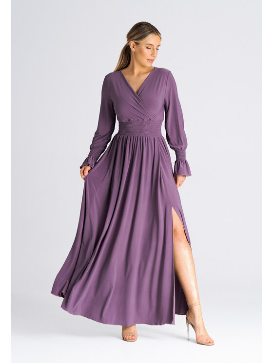 FIGL FIGLFIGL Vestito SUKIENKA M940 Viola Regular Fit