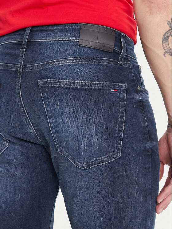 Tommy Jeans Tommy Jeans Jeansy Austin DM0DM21901 Granatowy Slim Fit