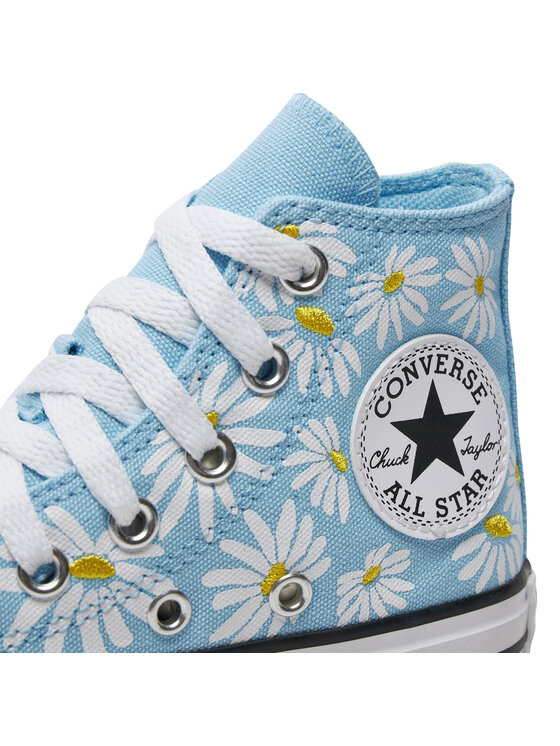 Converse Scarpe da ginnastica Chuck Taylor All Star Lift Platform Floral A06338C Blu Modivo