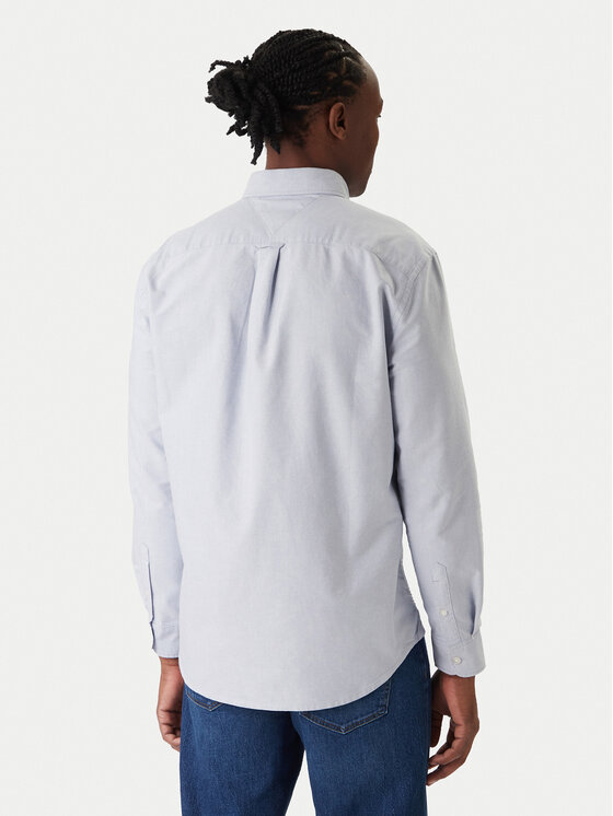 Tommy Jeans Tommy Jeans Marškiniai Oxford DM0DM22836 Mėlyna Regular Fit